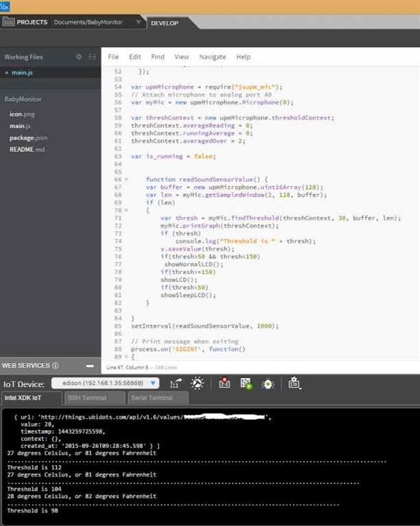 Code for the Analog Microphone